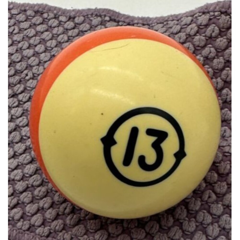 American Heritage Pool Billiard Pocket Ball #13 Replacement Vintage